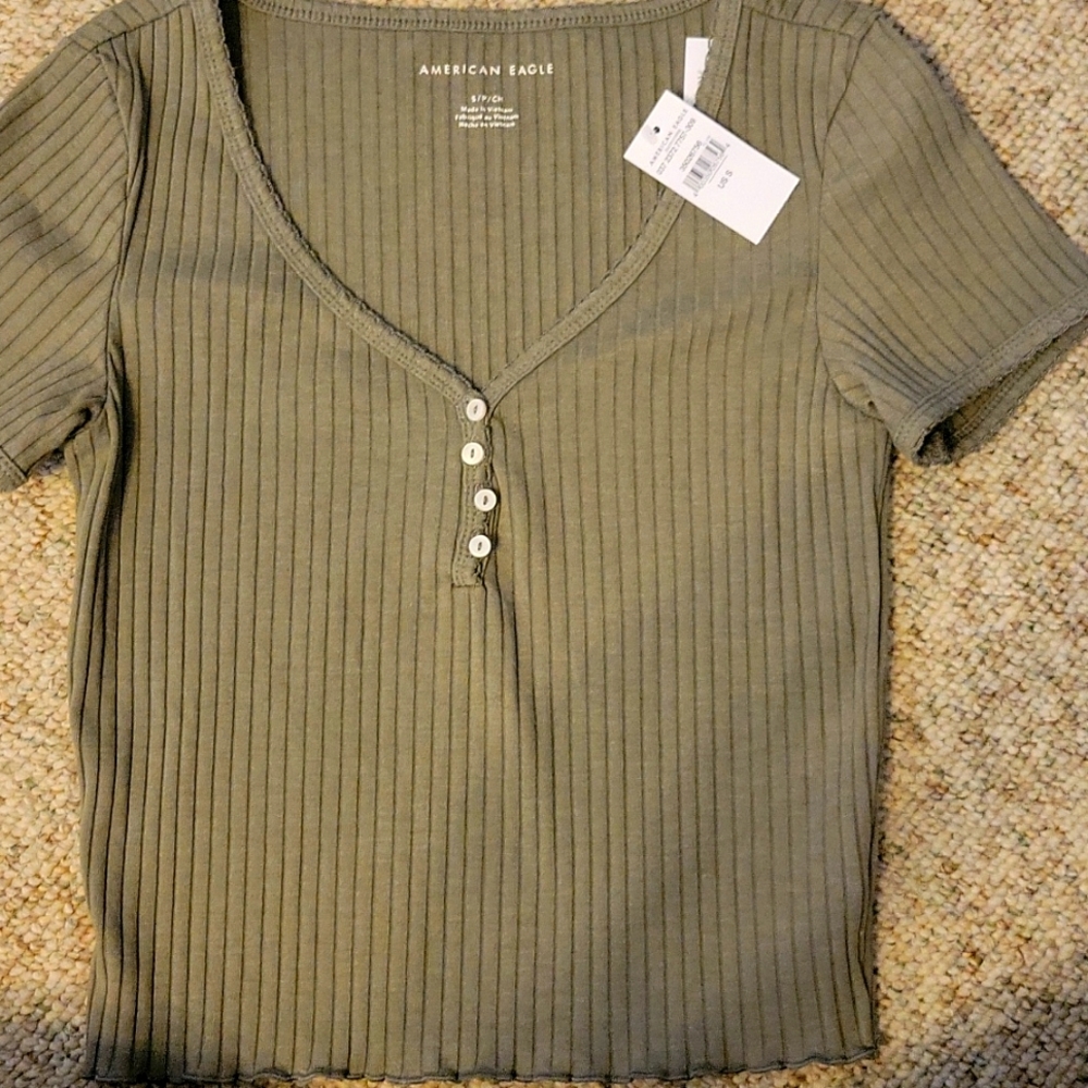 V neck top